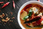 Placeholder image — a plate of Vietnamese herbs, mint, perilla and basil